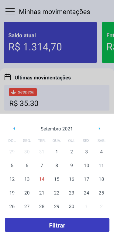 App Finanças Home Alternative