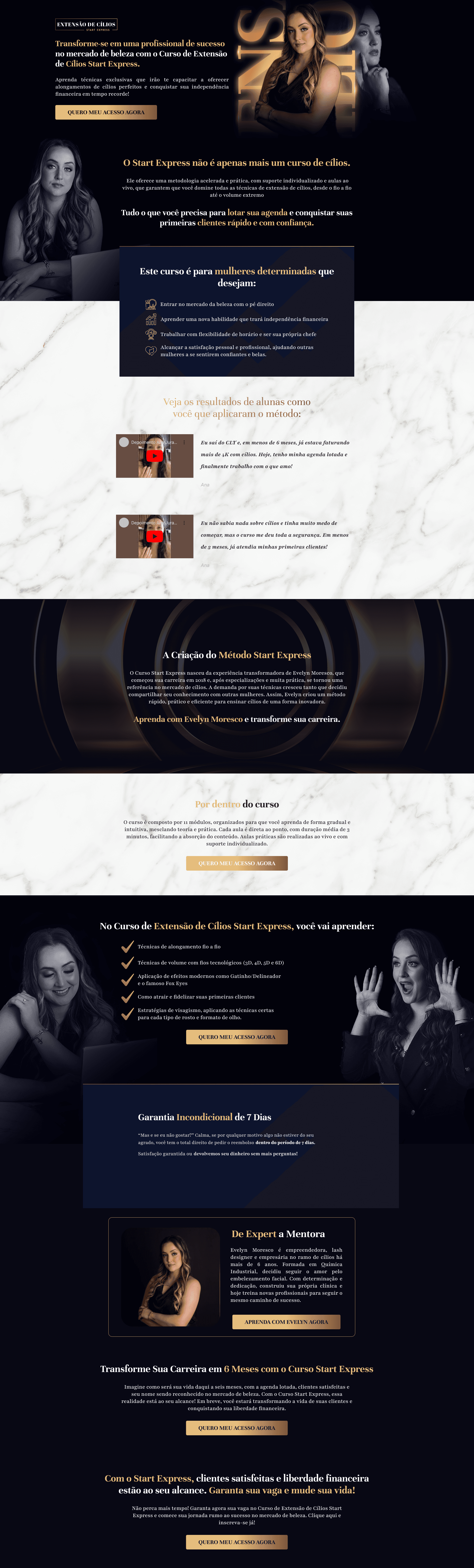 Evellyn Moresco Landing Page