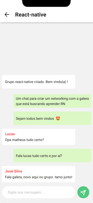 Hey Grupos Chat Messages