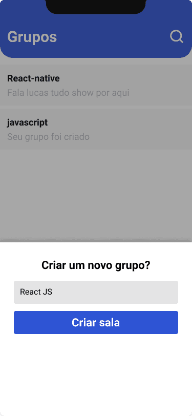 Hey Grupos Chat Modal