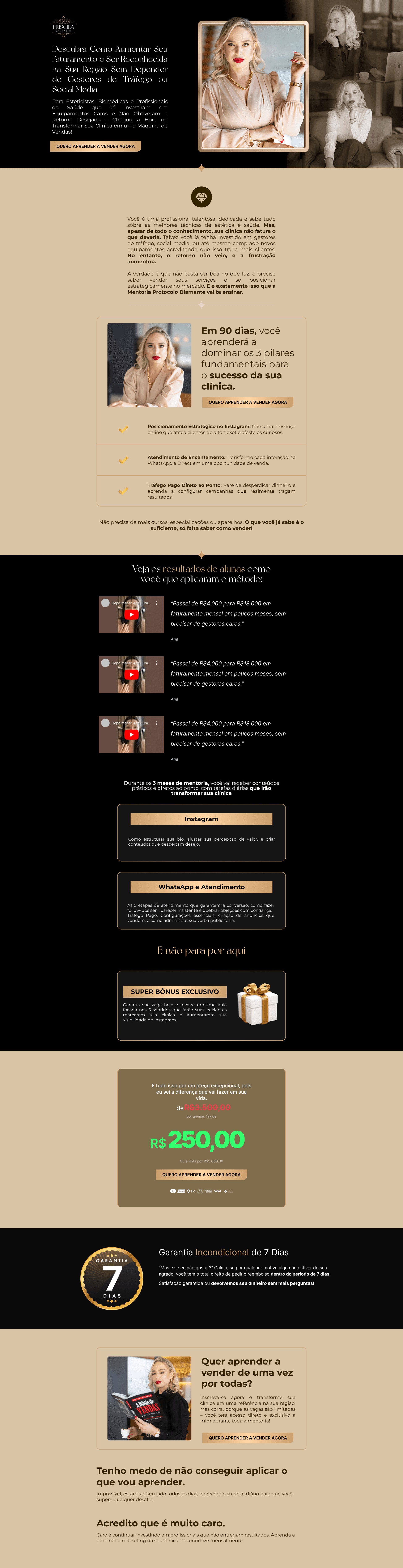 Evellyn Moresco Landing Page
