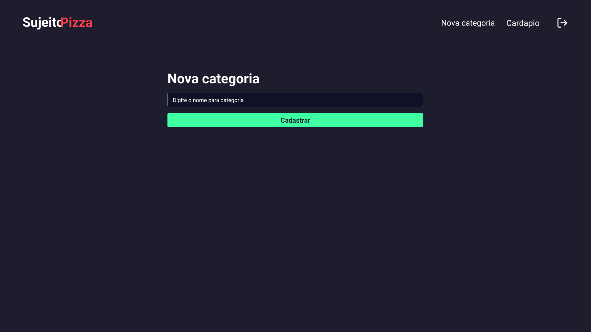 Sujeito Pizza New Category